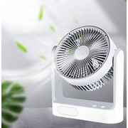 2025年新品　超人気卓上扇風機  3段風量 熱中症対策   ソーラーファンライトセット USB  充電式