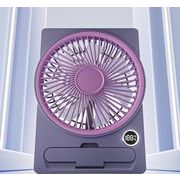 2025年新品　超人気卓上扇風機 薄型  5段風量 熱中症対策   壁掛け式 静音 USB  充電式