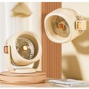 2025年新品　超人気インテリジェント冷却循環ファン　充電式  静音ファン4段風量 熱中症対策