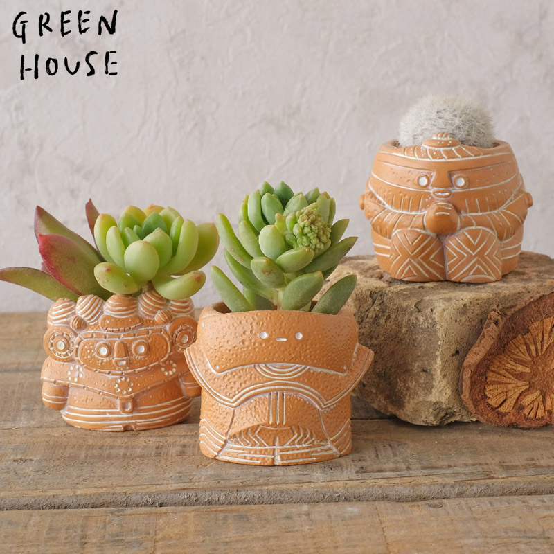 □GREEN HOUSE□□多肉アイテム□□2025SS 新作□ リトルレジンポット