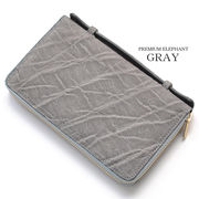 RED　CROW　本エレファント　象革　日本製　YKK社製エクセラ　特殊タイプ　セカンドバッグ　ECB-1　GY