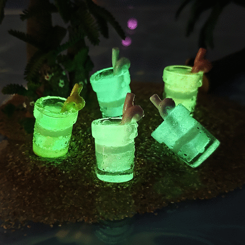 夜光 チャーム 可愛い キーホルダーパーツ デコパーツ DIY素材手作りアクセサリーパーツ