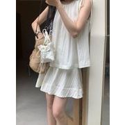 今季マストバイ INS 新作　可愛い　タンクトップ+ミニスカート 鞄付き  韓国ファッション  おしゃれ