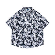 メンズ ビーチ風 半袖 シャツ 男女兼用 ストリート系 サマー アウター 夏 2025新作★全9タイプまとめ