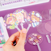 新品◆DIY扇子　ミニ扇子★