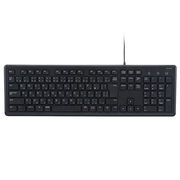 MCO “超静音”有線静音フルキーボード 日本語109キー ブラック FKB-U250BK