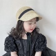 韓国風★子供用★帽子★ins★アウトドア★ベビー★麦わら帽子★UVカット★日焼け防止★可愛い★2色