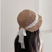 2025年新品★子供用★帽子　麦わら帽子★ 4色