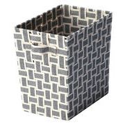 グリッド深型バスケット S　収納/小物入れ/雑貨/棚飾り/カゴ