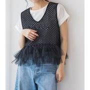 今季マストバイ INS 新作　おしゃれ　気質  カジュアル系   トップス  透かし彫り タンクトップ