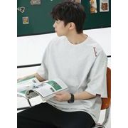 2025新作  トップス   メンズアパレル   ラウンドネック  半袖Tシャツ   ストリート系  夏服