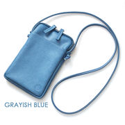 MOMO　牛革エンボス加工　大流行　ちょっとしたお出掛けに便利　ミニショルダーバッグ　AN-7162　GBL