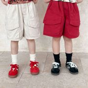 2025新品　子供服　夏服　ボトムス　五分ズボン　ショートパンツ　ズボン　男女兼用　90-130cm