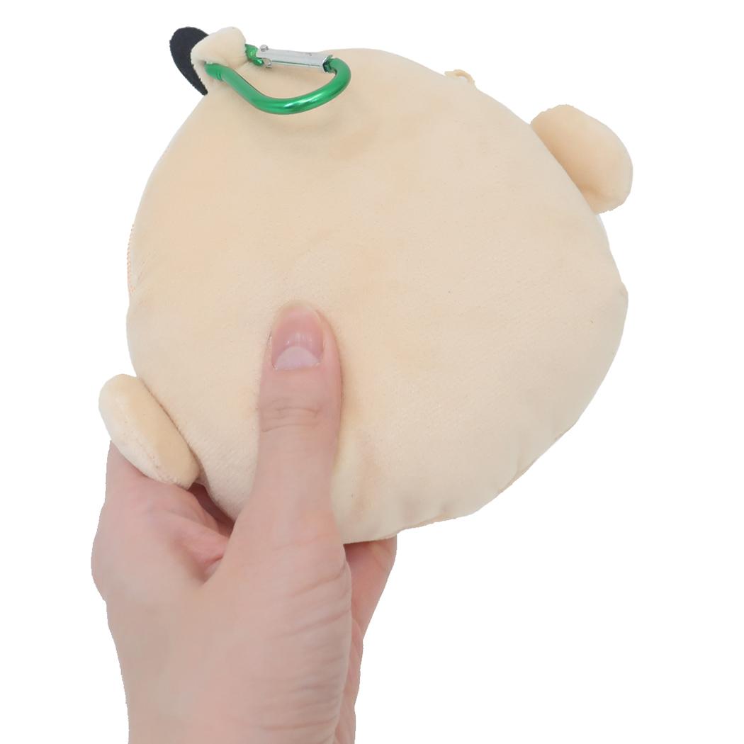 パンパンくんの日常 カラビナ付きぬいぐるみファスナー パンパンくんの日常 カラビナ付きぬいぐるみファスナー