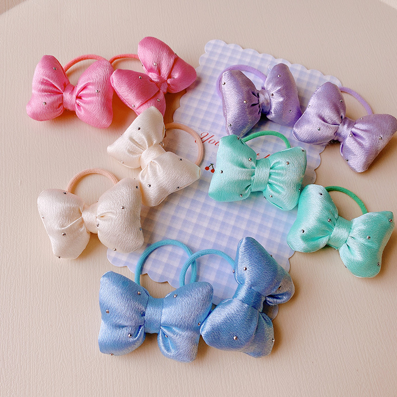 子供ヘアゴム リボン 大人兼用 韓国キッズヘアアクセサリー | 卸売