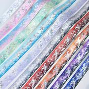 シフォンリボン 蝶結び 髪飾り花束の飾り縄 ギフト包装 DIY素材リボン手作り用品ギフトラップ幅25mm