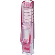 三菱 はん蔵 ワンタッチ印鑑ホルダー 透明ピンク HLD-2T.13