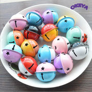 鈴 4CM ベル クリスマス鈴 飾りベル 可愛い アクセサリーパーツ ペット飾り ハンドメイド 12色展開