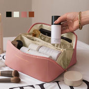 【日本倉庫即納】 PUメイクボックス 大容量 コスメポーチ