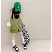 子供服夏服★女の子サロペットパンツ★ファッションパンツ★韓国風子供夏服★110-160