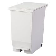 アスベル エバン 両開きペダルペール 40L ホワイト A6304