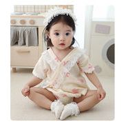 2025春夏新作★韓国風子供服★ベビー服 ★キッズ服★アパレル ★赤ちゃん服 ★半袖 ロンパース