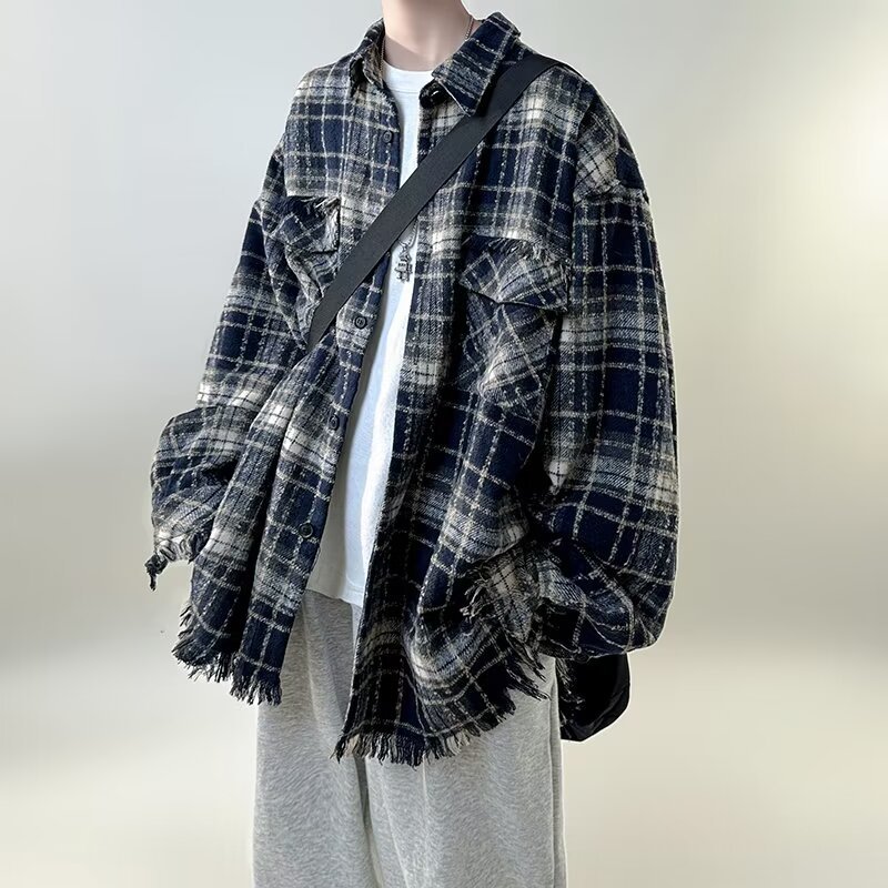 2025新作・メンズ・ トップス・シャツ・ 長袖・アウター・気質・カジュアルシャツ・M~3XL