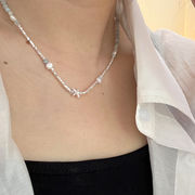 ヒトデネックレス パールステーション S925 シルバーアクセサリー アレルギー対応 おしゃれ 大人かわいい