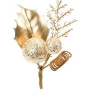 【造花】ﾐﾆｼｬｲﾆｰﾎﾞｰﾙﾋﾟｯｸ　ゴールド