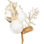 【造花】ﾐﾆｼｬｲﾆｰﾎﾞｰﾙﾋﾟｯｸ　ホワイト