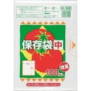 【ポリ袋】Ｈ－０２　保存袋中サイズ１００枚ＨＤタイプ 【 ジャパックス 】 【 ポリ袋・レジ袋 】