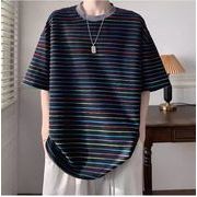 トップス カットソー Tシャツ 半袖 クルーネック ラウンドネック デニム