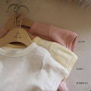 全3色[73-120cm]  韓国風ベビー薄手コットンルームウェア上下セット 通気性 夏用半袖・柔らか素材