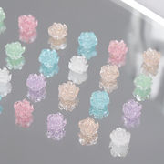 お花 フラワー 小花 透明感 樹脂パーツ 立体的 ネイルパーツ ネイルアート ネイル用品 デコパーツ