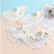 ins新しい日本の漫画よだれかけベビーカラー360度回転装飾唾液タオル防水ベビーよだれかけ