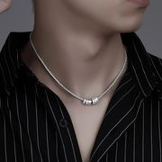 チタンスチールネックレス メンズ鎖骨ネックレス メンズアクセサリー チタンスチールアクセサリー