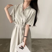 今季マストバイ 　韓国風    気質   おしゃれ　シャツワンピース　全2色