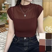 再入荷！【2025新作商品♪】シアーハイネックトップス