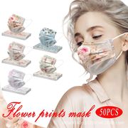 不織布マスク＊大人用 ＊防塵＊花粉症＊ウイルス対策＊使い捨てマスク＊花粉カット*多色