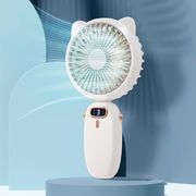 USB充電式コンパクトファンねこ耳ミューブ　AXL-726