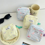 化粧ポーチ 多機能　収納ポーチ　小物収納　韓国ファッション　花柄 ミニー