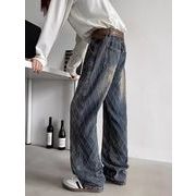 パンツ ボトムス ズボン デニム ジーンズ ウォッシュ加工 ワイドパンツ メンズ