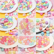 ビーズ カラーミックス アクセサリーパーツ カラーアソート ハンドメイド キャンディー ユニコーン 星