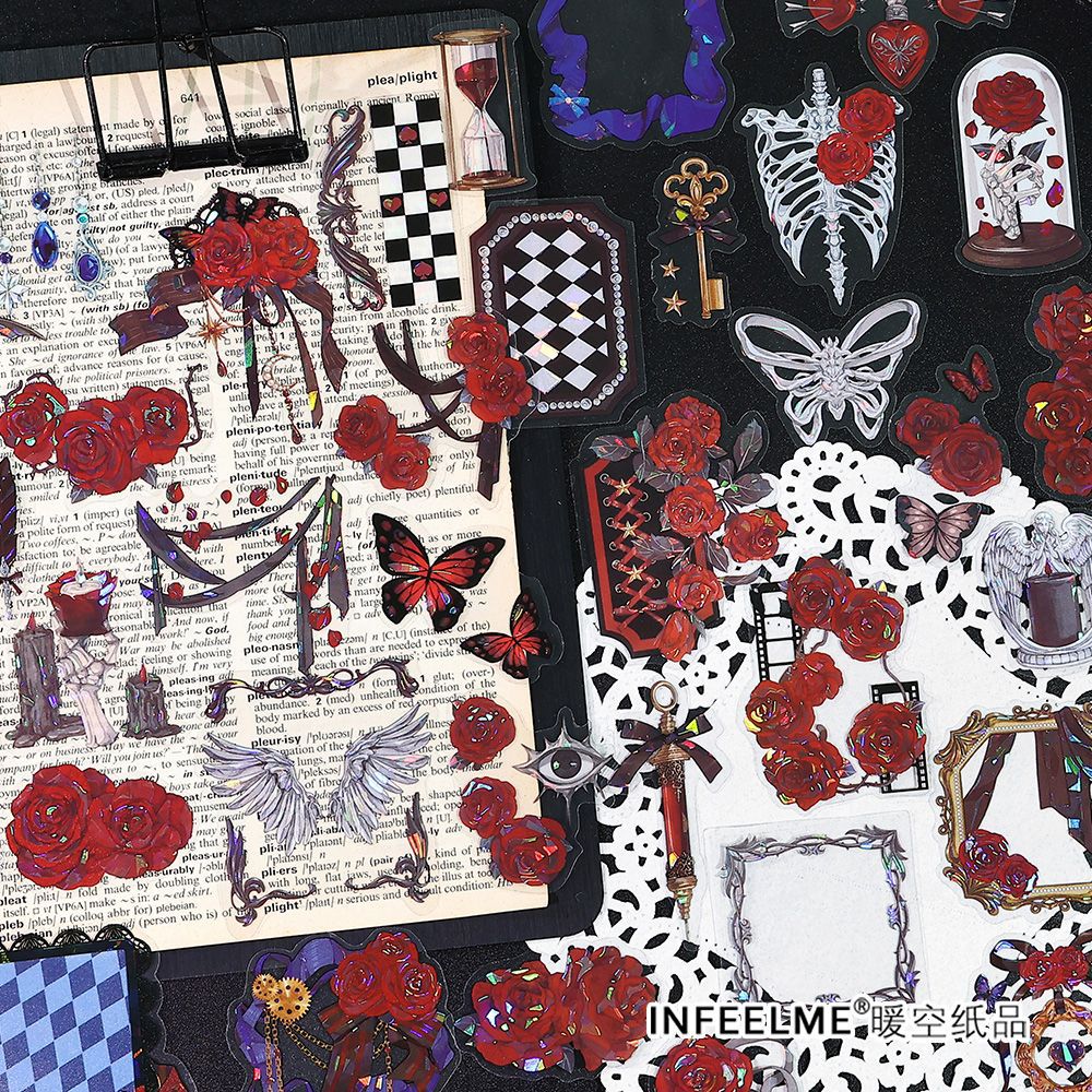 キラキラシール 手帳ステッカー ごほうびシール デコパーツ DIY 貼り付けパーツ デコ素材雑貨