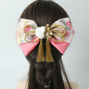 【和風髪飾 】夏祭り　着物浴衣　 和風ヘアピン　へアアクセサリーYH00036