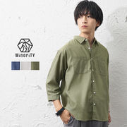 【2025年夏の新作】7分袖 シャンブレー レギュラーカラー シャツ／MinoriTY