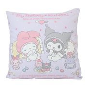 【クッション】マイメロディ＆クロミ 40cmスクエアクッション エンジェル