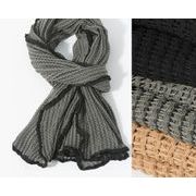 マフラー  スカーフ  肩掛け ストール ネックウォーマー ニット メンズ