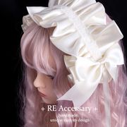 ヘアリボン ヘアアクセ レース 髪留め ヘアアレンジ コスプレ ロリータファッション