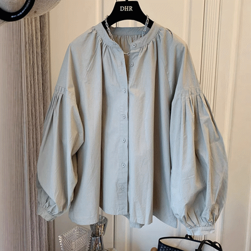 ブラウス 秋新作 シャツ レディース トップス 長袖シャツ 大人可愛い 体型カバー 着回し ランタンスリープ